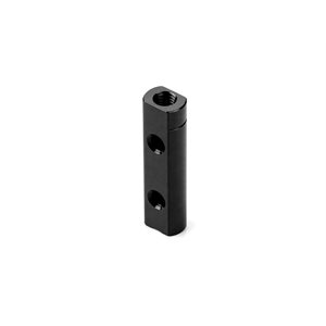 ALU SERVO MOUNT 22MM - BOTH SIDES THREADED - COUNTERSUNK